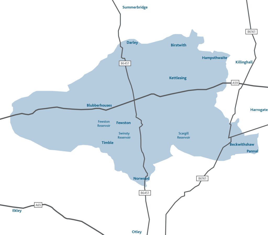 The area covered by the Knabs Ridge Wind Farm Fund