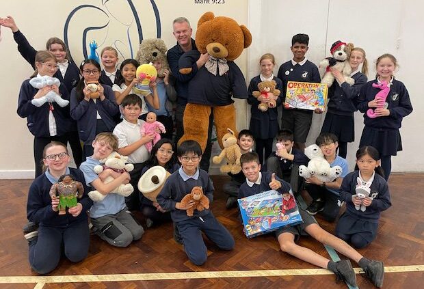 A group of children supported by local charity Essential needs