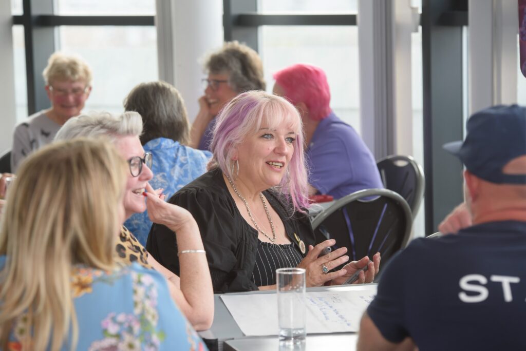 Indepth discussions at an event in Scarborough