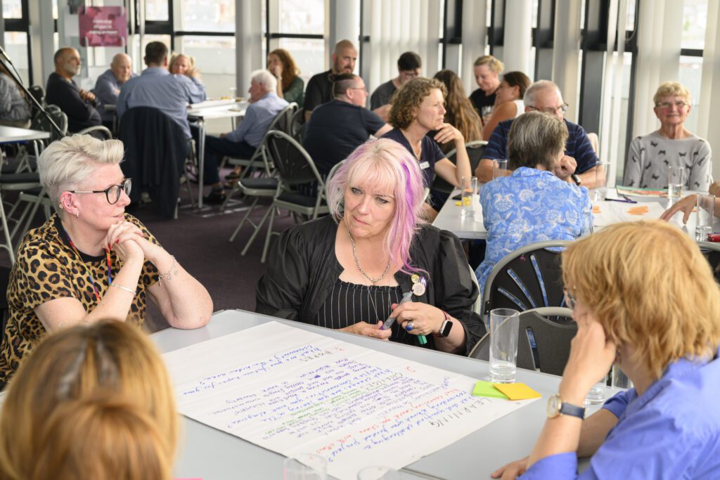 discussing community in Scarborough