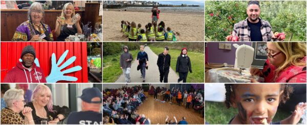 collage of people and places in Yorkshire