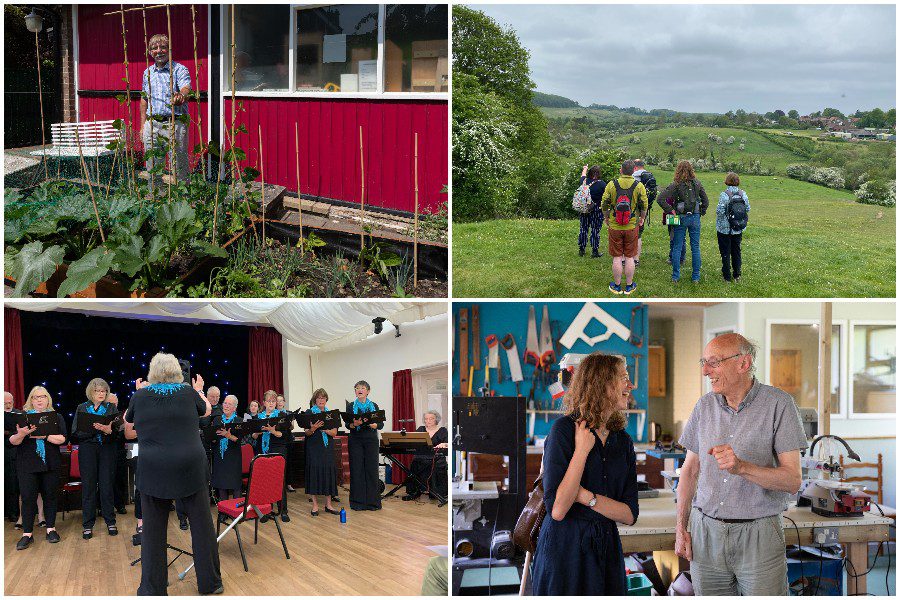 collage of Nidderdale groups