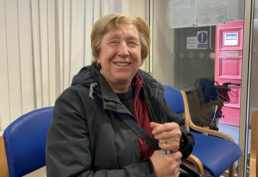 Glynis, a peer support volunteer from MySight York
