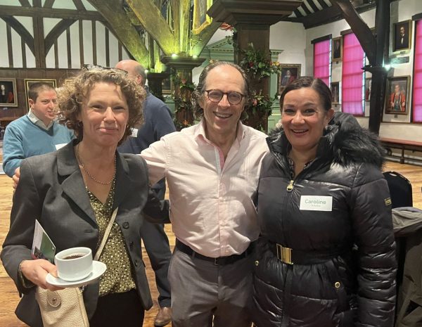 Bec Horner of Two Ridings with Julian Richer founder of the Good Business Charter